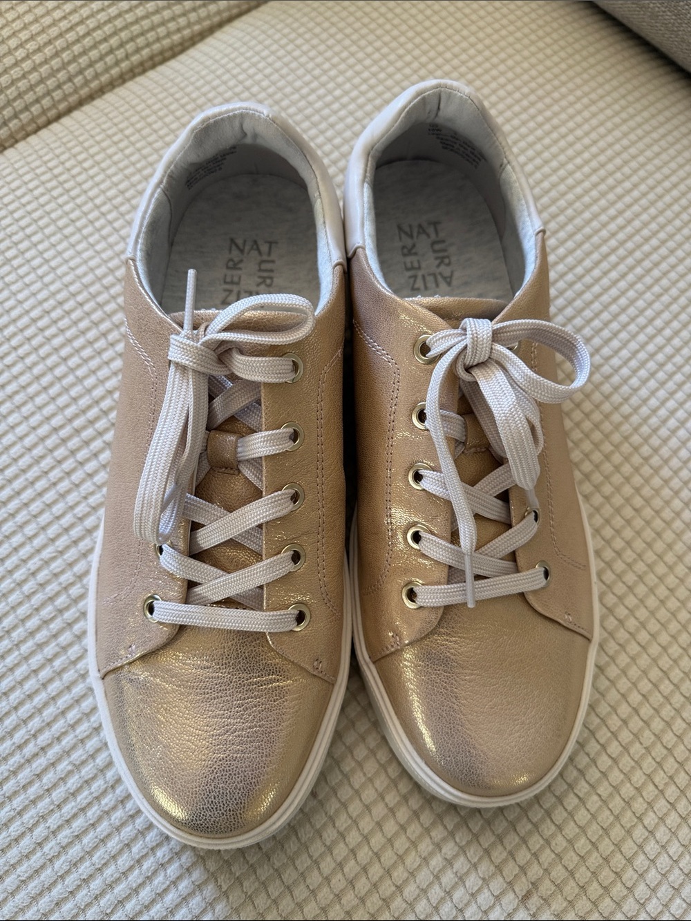 Naturalizer Women's Taupe Lace-Up Sneakers